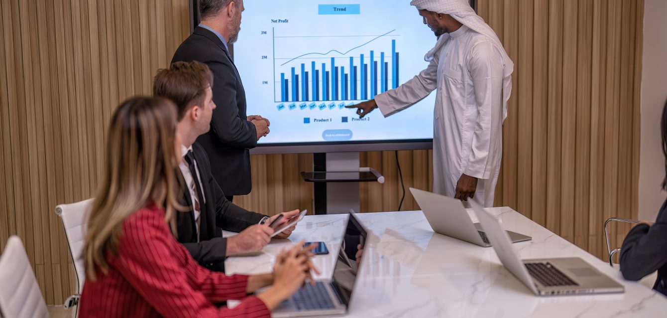 Group of business diversity people