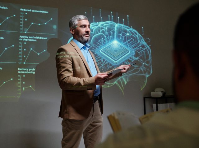 Neurologist Speaking on Future of Medicine